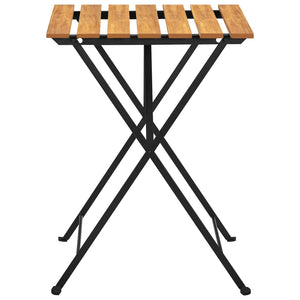 vidaXL Bistro Table 55x54x71 cm Solid Acacia Wood