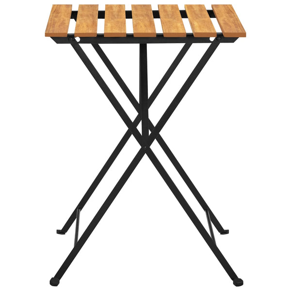 vidaXL Bistro Table 55x54x71 cm Solid Acacia Wood