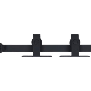 vidaXL Mini Sliding Door Hardware Kit for Cabinet Doors Carbon Steel 122 cm