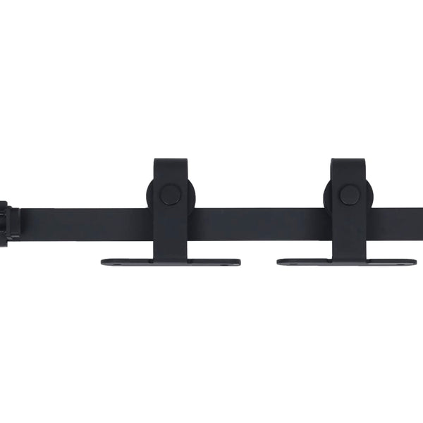 vidaXL Mini Sliding Door Hardware Kit for Cabinet Doors Carbon Steel 122 cm