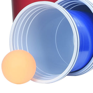 vidaXL Beer Pong Table with Cups and Balls Foldable 240 cm