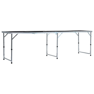 vidaXL Beer Pong Table with Cups and Balls Foldable 240 cm