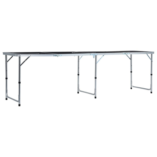 vidaXL Beer Pong Table with Cups and Balls Foldable 240 cm