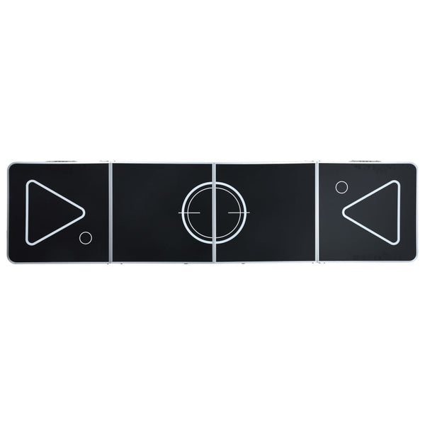 vidaXL Beer Pong Table with Cups and Balls Foldable 240 cm