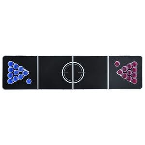 vidaXL Beer Pong Table with Cups and Balls Foldable 240 cm