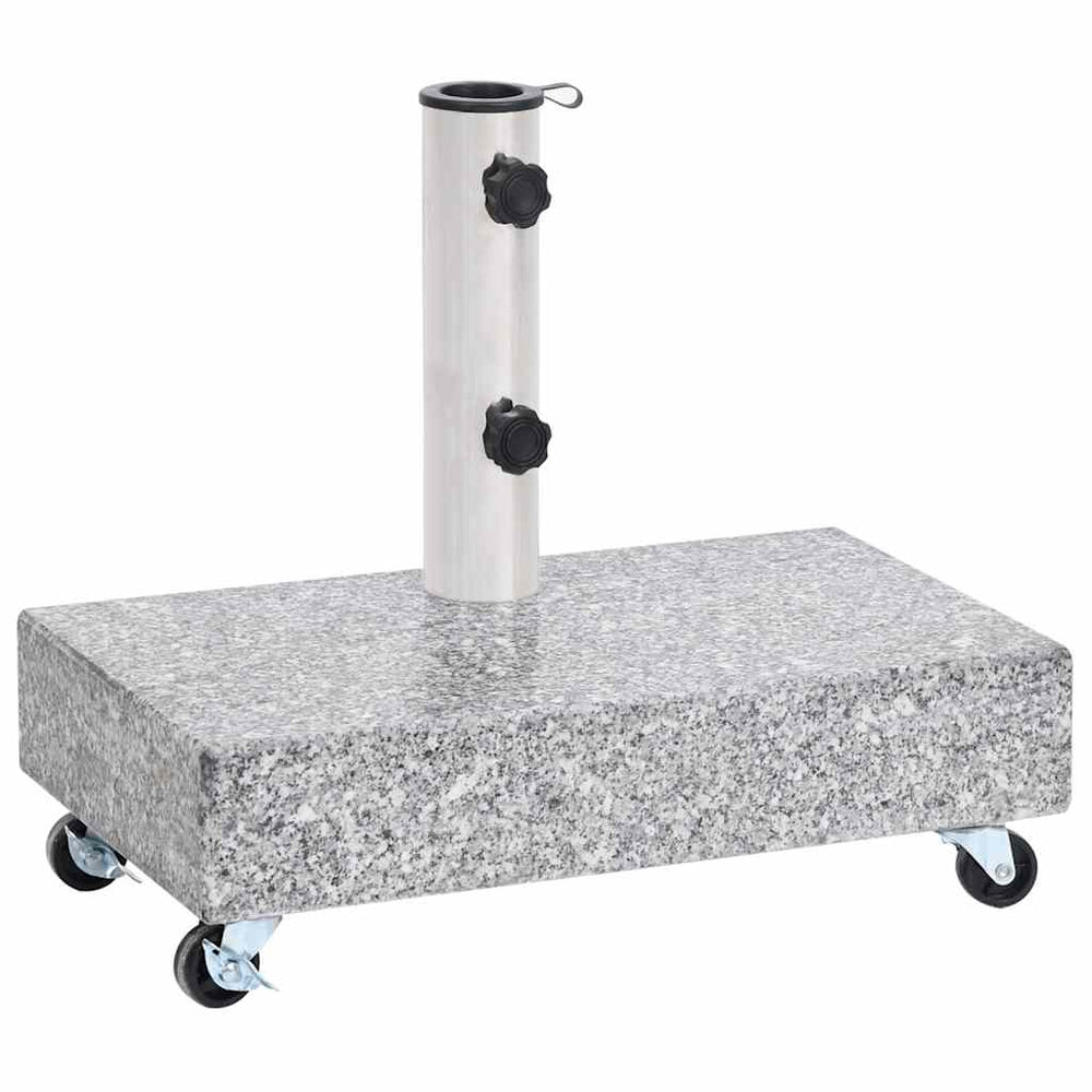 vidaXL Umbrella Stand Light Grey 45x25x8.3 cm Granite