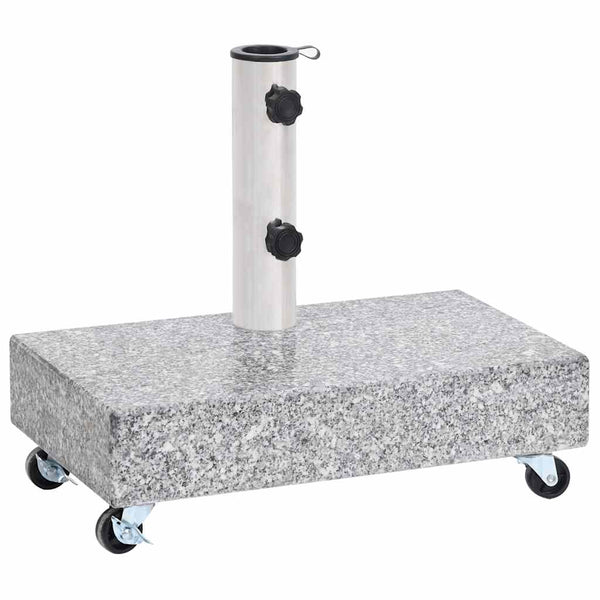 vidaXL Umbrella Stand Light Grey 45x25x8.3 cm Granite