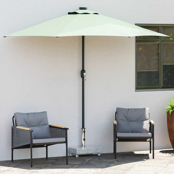 vidaXL Umbrella Stand Light Grey 45x25x8.3 cm Granite