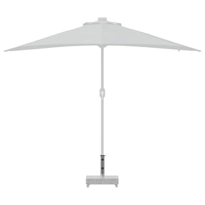 vidaXL Umbrella Stand Light Grey 45x25x8.3 cm Granite