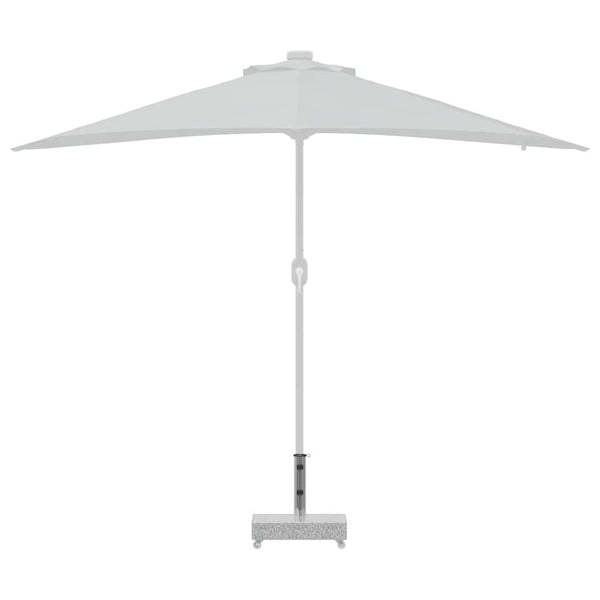 vidaXL Umbrella Stand Light Grey 45x25x8.3 cm Granite