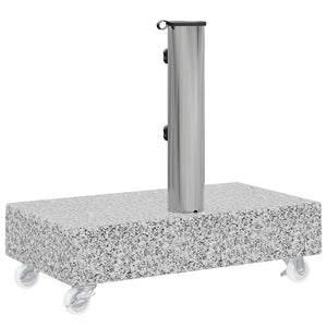 vidaXL Umbrella Stand Light Grey 45x25x8.3 cm Granite