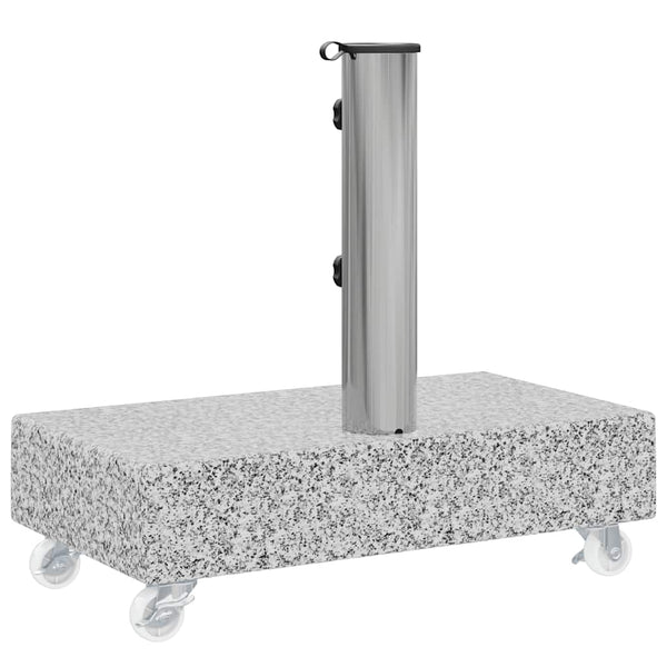 vidaXL Umbrella Stand Light Grey 45x25x8.3 cm Granite
