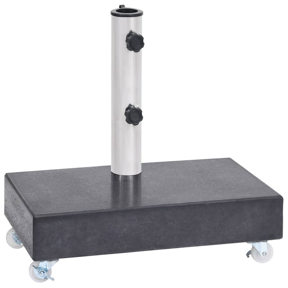 vidaXL Parasol Base Black 45x25x8 cm Granite