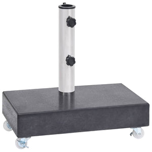 vidaXL Parasol Base Black 45x25x8 cm Granite