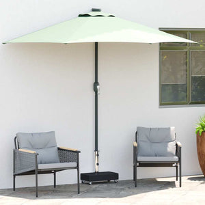 vidaXL Parasol Base Black 45x25x8 cm Granite