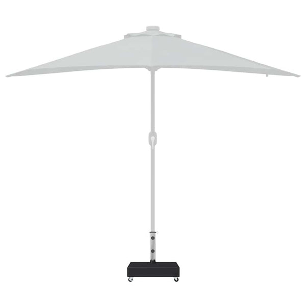 vidaXL Parasol Base Black 45x25x8 cm Granite