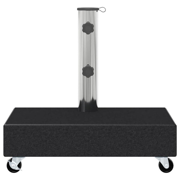 vidaXL Parasol Base Black 45x25x8 cm Granite