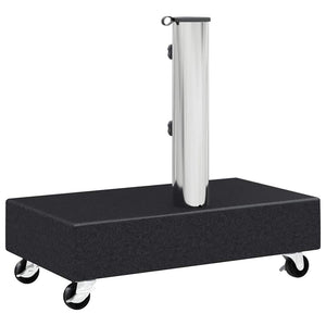vidaXL Parasol Base Black 45x25x8 cm Granite