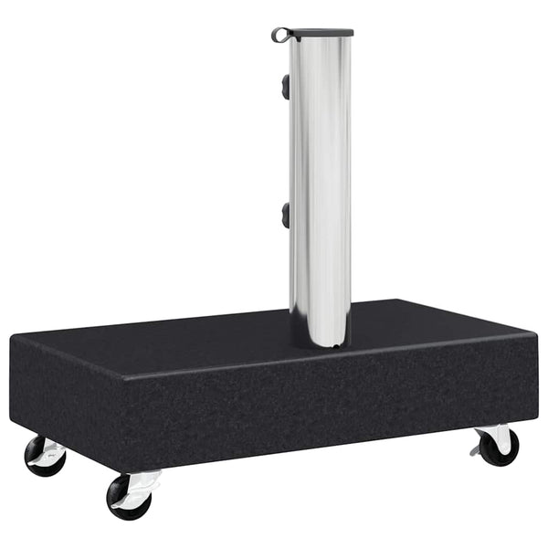 vidaXL Parasol Base Black 45x25x8 cm Granite