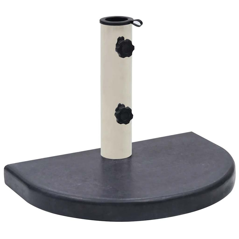 vidaXL Parasol Base Black 40x28x4 cm Granite
