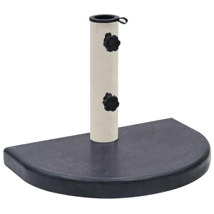 vidaXL Parasol Base Black 40x28x4 cm Granite