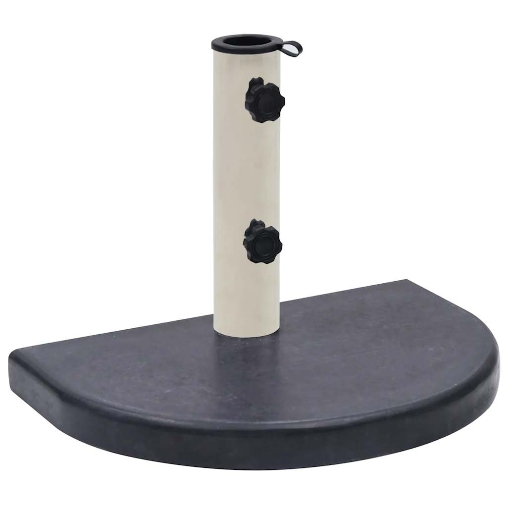 vidaXL Parasol Base Black 40x28x4 cm Granite