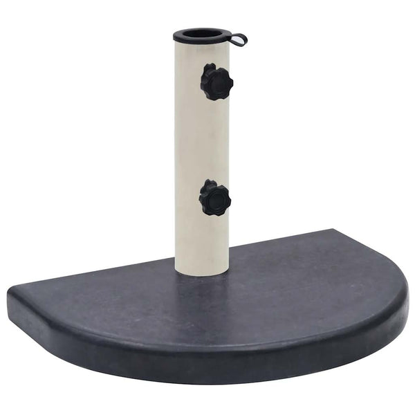 vidaXL Parasol Base Black 40x28x4 cm Granite