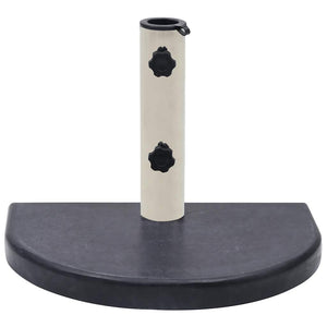 vidaXL Parasol Base Black 40x28x4 cm Granite