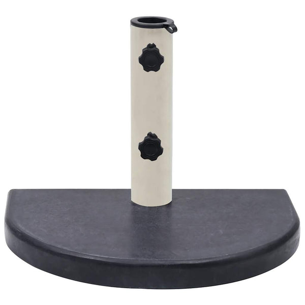 vidaXL Parasol Base Black 40x28x4 cm Granite
