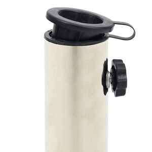 vidaXL Parasol Base Black 40x28x4 cm Granite
