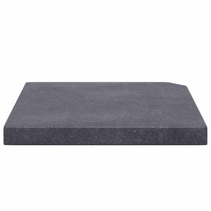vidaXL Parasol Base Plate Black Granite Square 25 kg