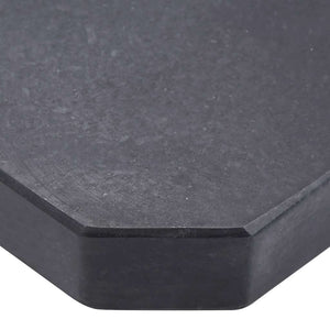 vidaXL Parasol Base Plate Black Granite Square 25 kg