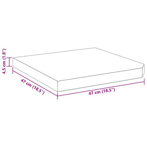 vidaXL Parasol Base Plate Black Granite Square 25 kg