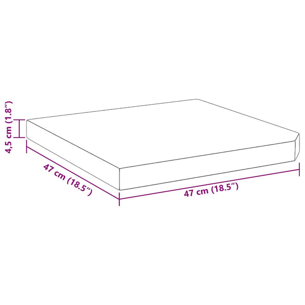 vidaXL Parasol Base Plate Black Granite Square 25 kg