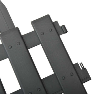 vidaXL Lawn Edging 25 pcs. Anthracite 10 m PP