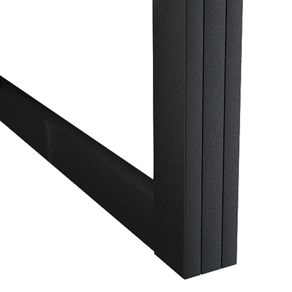 vidaXL Sliding Door Aluminium and ESG Glass with Fittings 90x205 cm