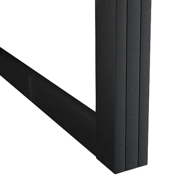 vidaXL Sliding Door Aluminium and ESG Glass with Fittings 102.5x205 cm