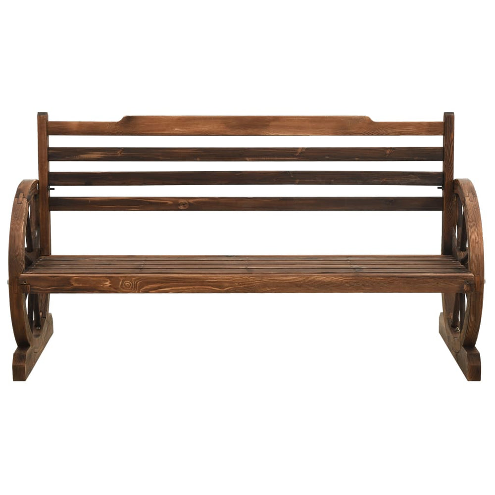 vidaXL Garden Bench 142 cm Solid Fir Wood
