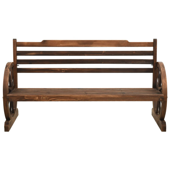 vidaXL Garden Bench 142 cm Solid Fir Wood