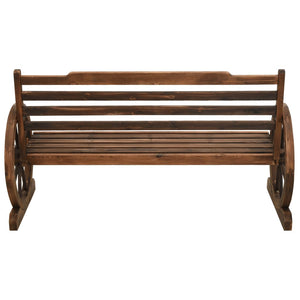 vidaXL Garden Bench 142 cm Solid Fir Wood