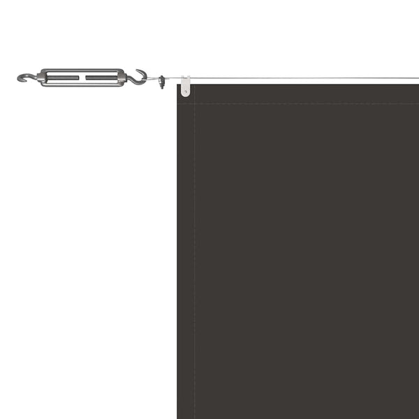 vidaXL Vertical Awning Anthracite 180x1000 cm Oxford Fabric