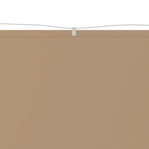 Senkrechtmarkise Taupe 60x1200 cm Oxford-Gewebe