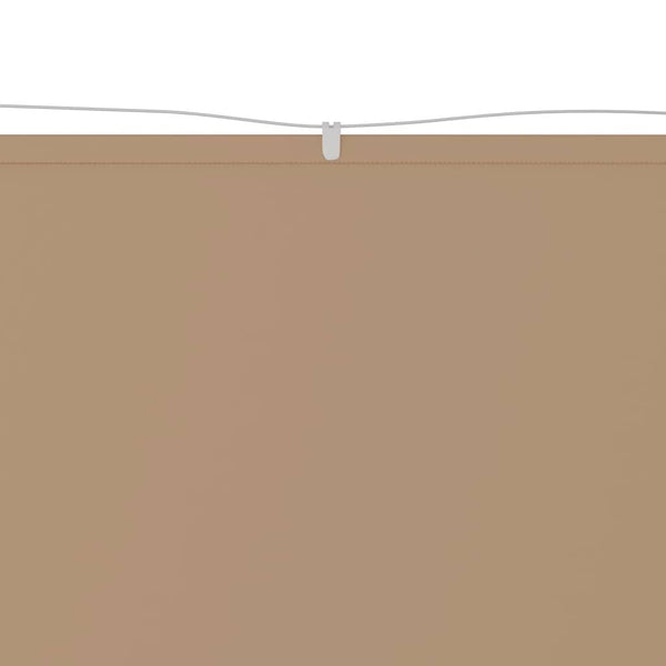vidaXL Vertical Awning Taupe 140x600 cm Oxford Fabric