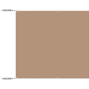 vidaXL Vertical Blind Taupe 140x800 cm Oxford Fabric