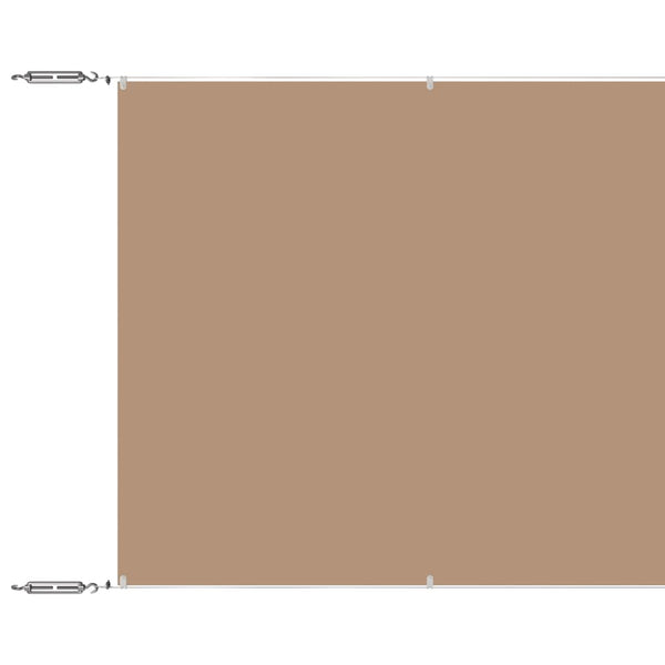 vidaXL Vertical Blind Taupe 140x800 cm Oxford Fabric