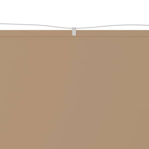 vidaXL Vertical Blind Taupe 140x800 cm Oxford Fabric