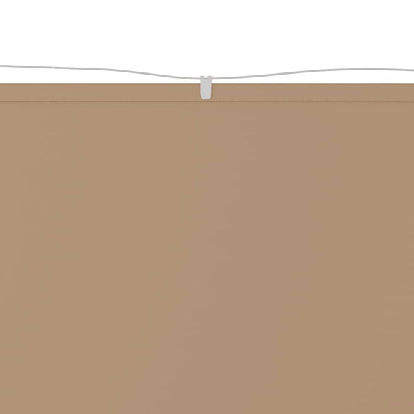 vidaXL Vertical Blind Taupe 140x800 cm Oxford Fabric