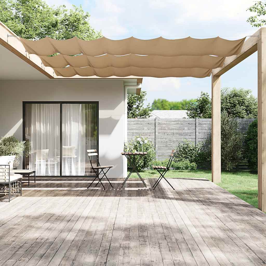 vidaXL Vertical Blind Taupe 140x800 cm Oxford Fabric