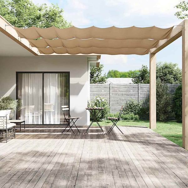 vidaXL Vertical Blind Taupe 140x800 cm Oxford Fabric