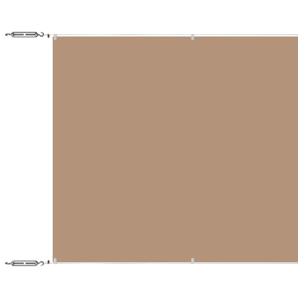 vidaXL Vertical Awning Taupe 180x1000 cm Oxford Fabric